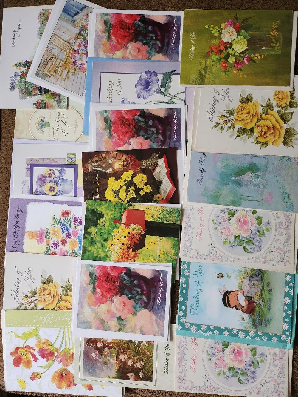 ThinkingOfYou Cards with Envelopes Lot Of 20